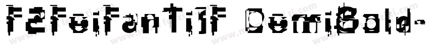 FZFeiFanTiJF DemiBold字体转换